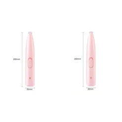 Lot De 2 Tondeuse Cheveux Professionnel Sans Fil Pour Animaux Chien Multifonction Sécurité Rechargeable Electrique（rose）