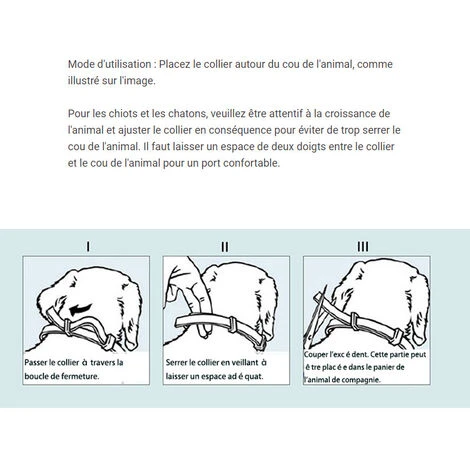 Collier Anti Puces Pour Chien, Colliers Anti Puces Et Anti Tiques Pour Chiens, Collier Anti Puces Et Anti Tiques Pour Chats,Grands Chiens Plus De 8 Kg, Petits Chiens Moins Ou égal à 8 Kg, 1 Pièce – Image 3