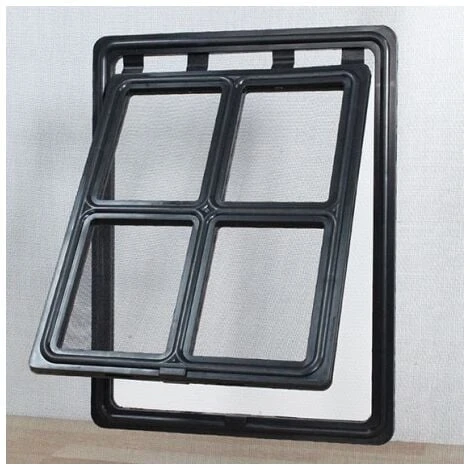 Chatière Pour Moustiquaire De Porte Ou Baie Vitrée Avec Verrouillage Par Loquet