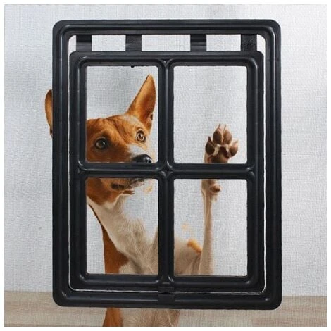 Chatière Pour Moustiquaire De Porte Ou Baie Vitrée Avec Verrouillage Par Loquet – Image 2