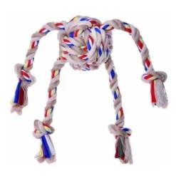 Jouet Corde Pour Chien Balle 4 Tentacules - ø7,5cm /32cm