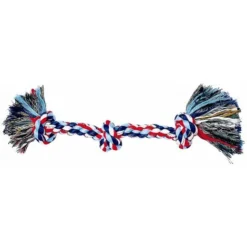 Ferplast Jouet PA 6522 Jouet Dentaire Pour Chiens En Corde De Coton Tressé. Variante PA 6522 - Mesures: Ø 2.5 X 43 Cm - Coloris Assortis