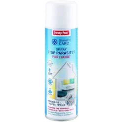 BEAPHAR Spray Habitat Diméthicare Stop Parasites : 400 Ml