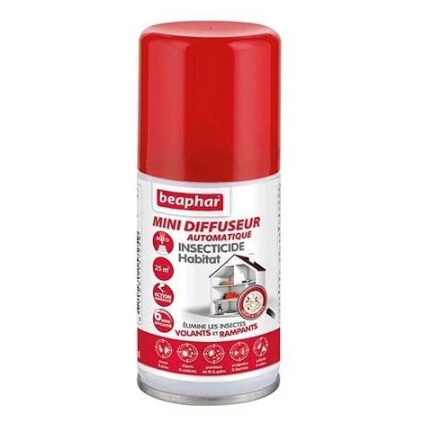 Fogger Diffuseur Insecticide, Larvicide Désignation : Fogger Conditionnement : 200 Ml / 50m² Beaphar 451024