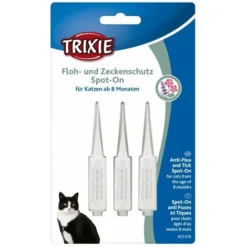 Trixie Anti-puces Et Tiques Spot-on, Chats 3 × 1 Ml