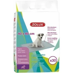 Zolux Tapis éducateur Ultra-absorbant Pour Chiots 40 X 60 Cm