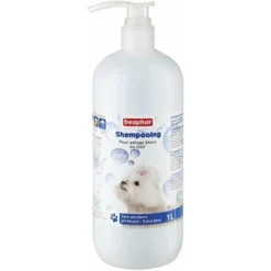 Beaphar - Shampooing Bulles Pelage Blanc Ou Clair - Chien - 1 L