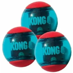 Flamingo Kong Squeezzâ® Action Ball Red Medium