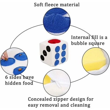 AIDUCHO Tapis De Fouille Chien,Tapis De Snuffle Chien,Reniflant Tapis Chiens,Alimentation Lente Joue,Tapis De Jeu Chien,Jouet Tapis Reniflant De Chien – Image 5