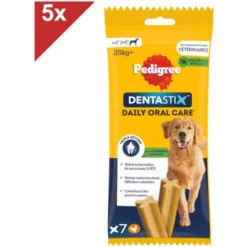 PEDIGREE Dentastix Friandises à Mâcher Grand Chien 7 Sticks Dentaires (5x7)