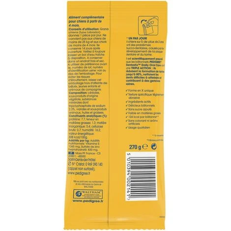 PEDIGREE Récompenses Grand Chien: 70 Dentastix+Friandises(4x10)+Biscuits(6x500g) – Image 2