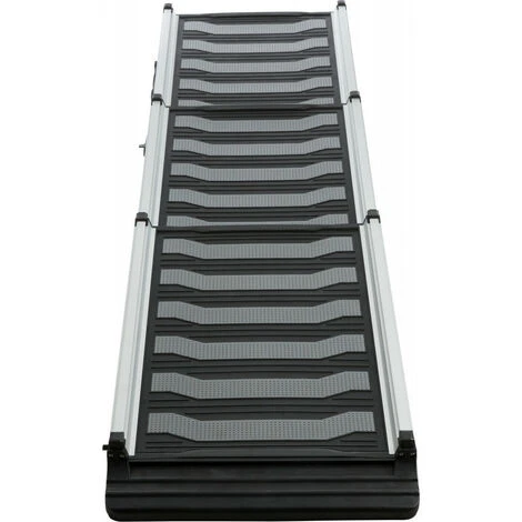 Rampe Télescopique 3 Marches, En Aluminium/TPR Pour Chiens Poids Max 90 Kg - Animallparadise – Image 2