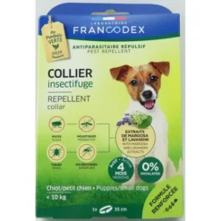 Collier Insectifuge Pour Chiots Et Petits Chiens De Moins De 10 Kg 35 Cm - Francodex
