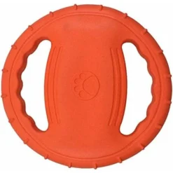 Frisbee Flottant Pour Chien - Pour Entraînement Et Jeu En Plein Air - Frisbee En Caoutchouc Pour Grand Chien (orange)