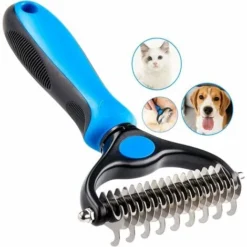 Brosse Chien Brosse Chat, Peigne Déméloir Chien Professionnel Et Brosse Chien Poil Long, Râteau De Toilettage Pour Chien Et Chat Enlever Le Sous-poil Des Animaux De Compagnie