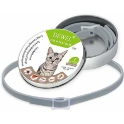 Collier Anti-Puces Et Anti-Tiques Pour Chats Et Chiens, Collier Réglable Antiparasitaire Pour Chiens Et Chats - Huile Essentielle Naturelle