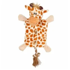 Jouet Peluche Girafe Et Corde Pour Chien