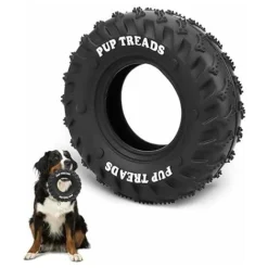 Jouets Pour Chiens Jouets De Brosse à Dents Pour Chiens à Mâcher Agressifs Jouets Interactifs Pour Chiens De Taille Moyenne Et Grande Noir-BDD