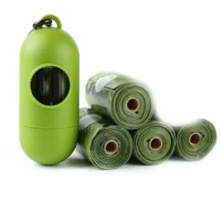 Sacs à Déjections Canines (1 + 4) Pièces, Distributeur De Parfum Pour Déjections Canines Extra Solides Et épais,Lonvrèe