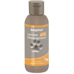 BEAPHAR Lait Anti-démangeaisons - Extraits Naturels De Calendula - 125 Ml