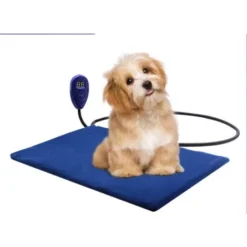 Déstockage Couverture Chatière électrique, Chatière électrique Couverture Puppy Spécial Chauffage Thermostat étanche Chauffage Anti-Grab -blue-30×40cm