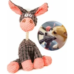 Jouet Chien Indestructible Peluche Jouets Couinement Pour Chiens Jouets à Mâcher Jouet Interactif Doux Sûr Pour Chien Petite Moyenne Grand Ephé