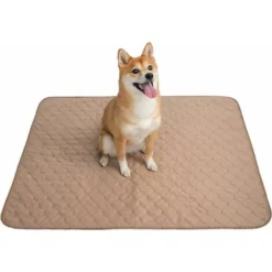 Tapis Pour Chien - Tapis De Dressage Pour Chien Et Chiot - Coins Arrondis - Lavable, Réutilisable - Tapis De Toilette Hygiénique Laminé Et Imperméable Pour Chien - Pet Essentials Kaki 5035cm