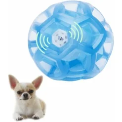 Balle Interactive Pour Chien Couineur Giggle Ball Fabriquée Avec Du TPR Doux Et Sûr Pour Les Chiots De Petite Taille