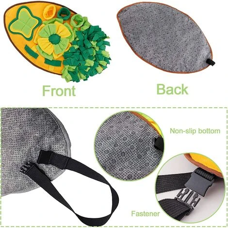 Tapis à Renifler Pour Chien éducateurs Pour Puzzle Tapis De Fouille Alimentation Lente Jouet Intelligent Tapis – Image 5