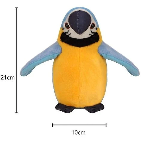 Le Perroquet Ara Parlant Répète Ce Que Vous Dites En Peluche – Image 5