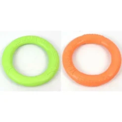 2 Anneaux D'entraînement Pour Chiens Pour Les Outils De Remorquage Flottants Et Les Outils De Jeu Interactifs Frisbee Pour La Condition Physique Extérieure, Eva Flottant PET Anneaux D'entraînement Int