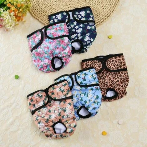 Couches Lavables Réutilisables Pour Chiens, Culottes Physiologiques, MPour Les Animaux De Compagnie – Image 2