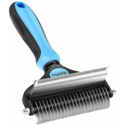 Brosse Pour Chien Et Chat à Poils Longs/courts, Brosse Sous-poil 2 En 1 Pour Le Toilettage Et L'épilation Des Animaux Domestiques, Pour éviter Les Nœuds Et Les Poils Emmêlés