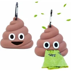 2 Pc Distributeur Sac A Crottes Chien - Forme Drôle Pour Toujours Rappeler HA