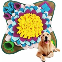 Tapis De Chien Snuffle Mat, Snuffle Mat Pour Chiens, Tapis De Fouille Chien, Tapis éducateurs Pour Chiens Tapis De Fouille Alimentation Lente Jouet Tapis Reniflant De Chien Couverture Pliable, Versail