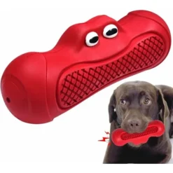 Jouet Chien Indestructible Gros Chien,Jouets à MâCher Pour Chiens,Jouet Presque Indestructible En Caoutchou Brosse à Dent Pour Moyenne Grande Animal De Compagnie