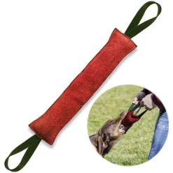Lot De 2 Saucisses à Mordre Pour Chiens, Entraînement à La Saucisse à Mordre En Jute K9 Avec 2 Poignées, Tir à La Corde Et Tir à La Corde Avec Chiens, Jouet De Remorqueur De Morsure De Chien, Chien Ro