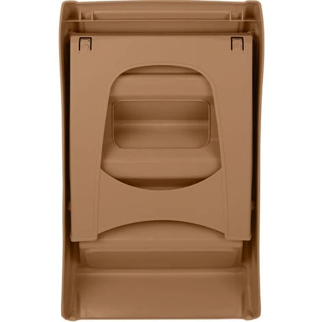 Escaliers Pour Chien,4 Marches,Pliable,Avec Tapis Antidérapant Et Barre De Soutien Pour Petits Et Grands Chiens Et Chats,Marron HENGMEI – Image 3