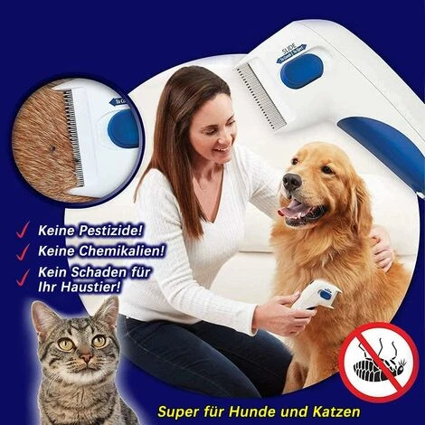 Peigne Électrique Anti-Puces Pour Animaux De Compagnie-Chiens Et Chats – Image 4