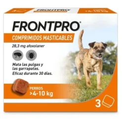 Antiparasitario Masticable Para Perros De 4 A 10 Kg FRONTPRO