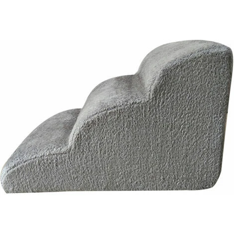 Escalier Pour Chien Rampe Antiderapante Pour Animaux De Compagnie Escaliers Rampe Pour Chien Pour Lit Marches Pour Chien De Compagnie 3 Niveaux Escaliers De Formation Amovibles Et Lavables – Image 4