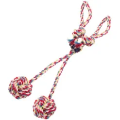 GGNRALNY 2 Pièces Jouets à Macher Pour Chiens - Chiots, Jouets à Macher, Cordes En Coton Lavables Pour Chiens De Petite à Moyenne Taille - Jouets Pour Chiens