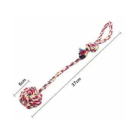 GGNRALNY 2 Pièces Jouets à Macher Pour Chiens - Chiots, Jouets à Macher, Cordes En Coton Lavables Pour Chiens De Petite à Moyenne Taille - Jouets Pour Chiens – Image 2