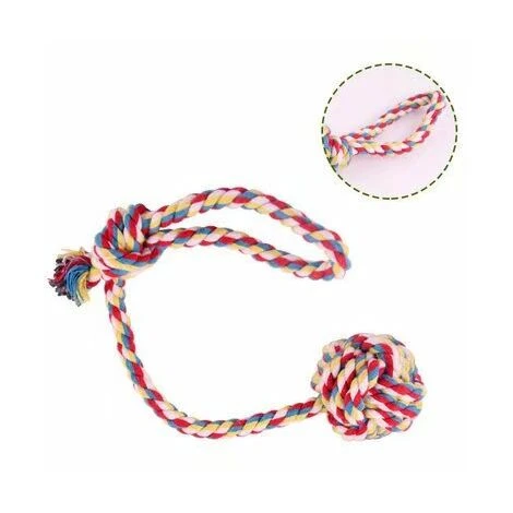 GGNRALNY 2 Pièces Jouets à Macher Pour Chiens - Chiots, Jouets à Macher, Cordes En Coton Lavables Pour Chiens De Petite à Moyenne Taille - Jouets Pour Chiens – Image 3