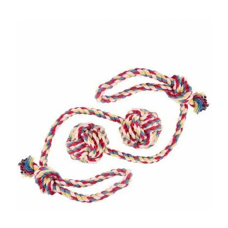 GGNRALNY 2 Pièces Jouets à Macher Pour Chiens - Chiots, Jouets à Macher, Cordes En Coton Lavables Pour Chiens De Petite à Moyenne Taille - Jouets Pour Chiens – Image 4