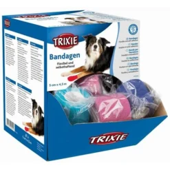 Trixie Bandage Au Substance Amère, Auto-adhésive 5 Cm/4,5 M, Produit Assorti