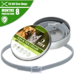 Collier Anti-tiques 63,5 Cm Pour Chiens Chats, Colliers Anti-puces Réglables Pour Chiens Et Chats, Anti-tiques Et Anti-puces étanches