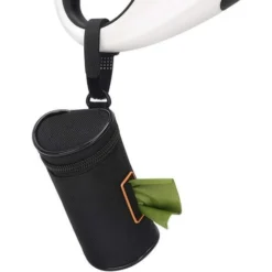 Distributeur De Sacs à Crottes à Attacher à La Laisse, Porte-sacs à Déchets Pour Chien En Tissu, Léger Et Durable, Solution Intelligente Pour Ramasser Après Votre Chien Pour La Marche, La Course Ou La