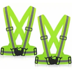 Gilet De Sécurité Et De Sauvetage Pour Chien　Gilet De Sécurité, Réfléchissant Réglable Elastique Gilet De Sécurité Pour La Course, Le Vélo, La Moto