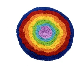 Tapis De Chien Snuffle Mat, Snuffle Mat Pour Chiens, Tapis De Fouille Chien, Tapis &eacuteducateurs Pour Chiens Tapis De Fouille Alimentation Lente Jouet Tapis Reniflant De Chien Couverture Pliable,Ro